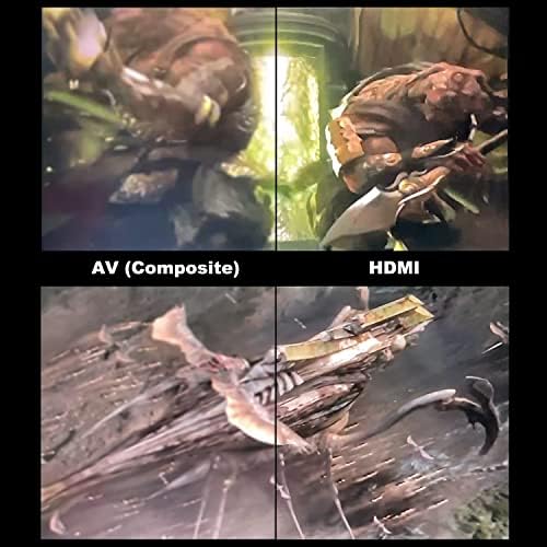 [פלט אות RGB] PS2 למתאם HDMI, כבל JadeBones HD HDMI, PS1/PS2 לממיר HDMI עבור פלייסטיישן 1 ופלייסטיישן 2 מסוף